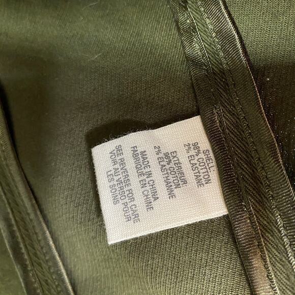 Larok Luxe Army Green Corporal Chic Cropped Jacket Women's Size Small S - Picture 8 of 9